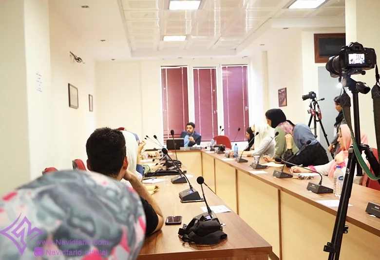 ورکشاپ نوید فرید در انجمن طراحان لباس و پارچه ایران